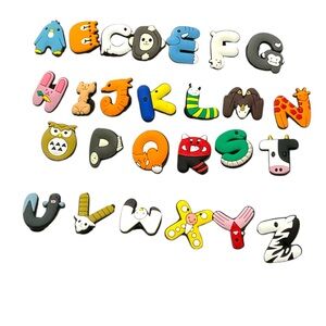 Shoe Charms Animal Alphabet Shoe Charms A to Z NWOT